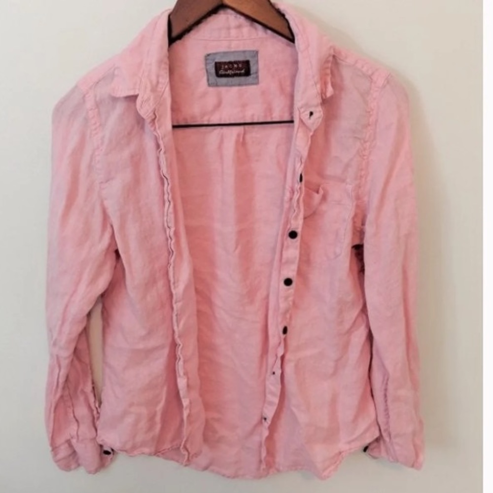 JACHS Girlfriend longsleeve in blush.